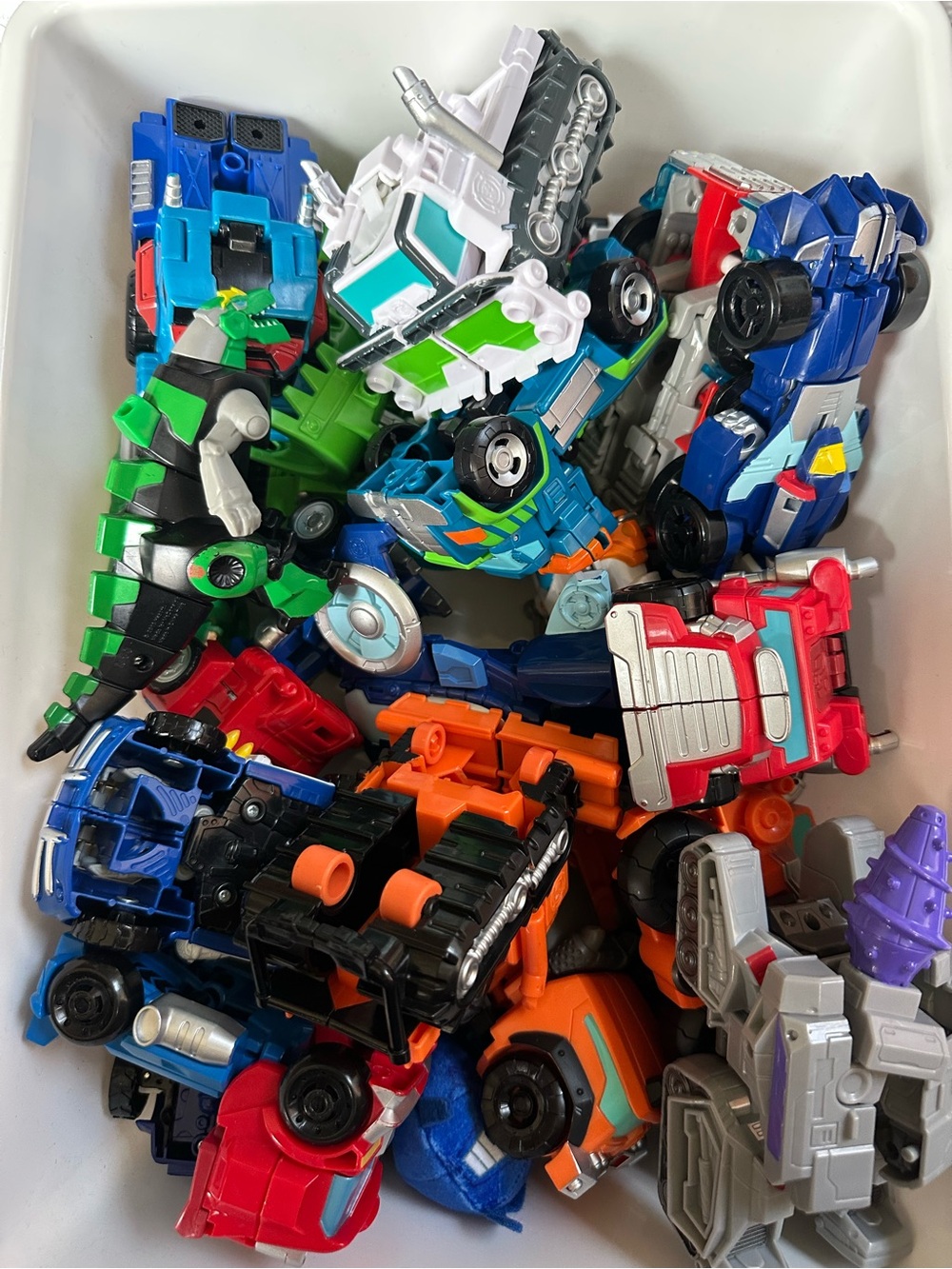 20+ Hasbro Mixed Transformers / Rescue Bots Vehicle Toy Lot